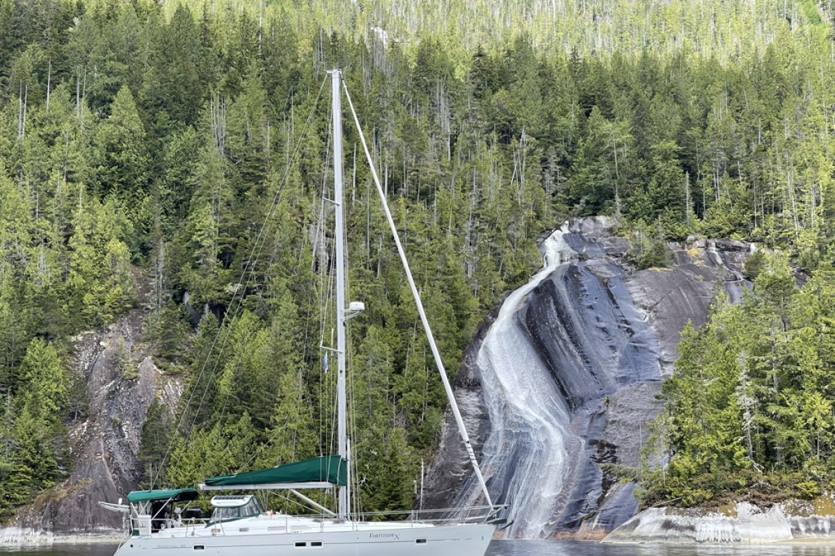 Lacy Falls, Tribune Channel, Broughton Archipelago